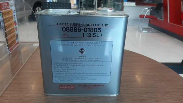 Toyota suspension fluid ahc